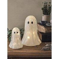 Lights4Fun Confetti Glass Led Ghost