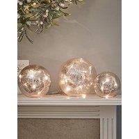 Lights4Fun Glass Light Up Orbs With Remote Control