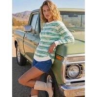 Roman Space Dye Stripe Knit Jumper