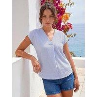 Roman Petite Tuck Front Top