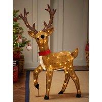 Lights4Fun Light Up Reindeer Decoration