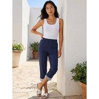 Roman Petite Crop Turn Up Trouser