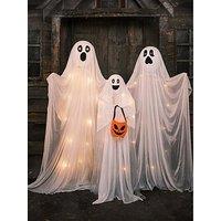 Lights4Fun Ghost Family Led Halloween Decoration