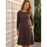 Roman A-Line Pocket Stretch Swing Dress
