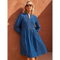 Roman Petite Denim Tunic Dress