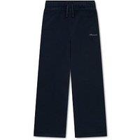 Abercrombie & Fitch Girls' Essential Wide Leg Tracksuit Bottoms - Black