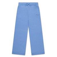 Abercrombie & Fitch Girls' Essential Wide Leg Tracksuit Bottoms - Blue