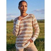 Roman Space Dye Stripe Knit Jumper