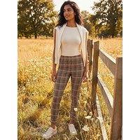 Roman Check Stretch Trouser