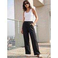 Roman Crinkle Textured Stretch Trouser