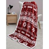 Manchester United Reindeer Panel Sherpa Backed Fleece