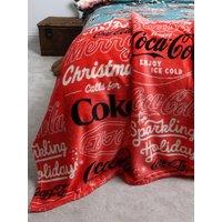 Kids Coca Cola Christmas Rotary Fleece Blanket