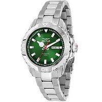 Sector Legend 43Mm Auto 3H Green Dial Stainless Steel Bracelet
