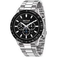 Sector 270 45Mm Chro Black Dial Stainless Steel Bracelet