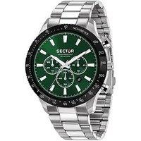 Sector 270 45Mm Chro Green Dial Stainless Steel Bracelet