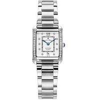 Jacques Du Manoir Emily Ii Steel Stone Set Dial Watch
