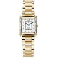 Jacques Du Manoir Emily Ii Gold Two Tone Stone Set Dial Watch