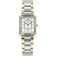 Jacques Du Manoir Emily Ii Gold Stone Set Dial Watch