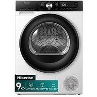 Hisense 3S Series Dh3S902Bwcc 9Kg Heat Pump Tumble Dryer - White - A++ Rated