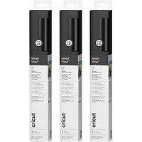 Cricut Smart Vinyl Removable (33X91Cm) Black 3-Pack Bundle