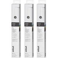 Cricut Smart Vinyl Removable (33X91Cm) White 3-Pack Bundle