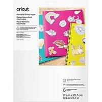 Cricut Printable Sticker Paper A4-White, 24 Sheets