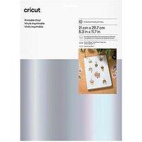 Cricut Printable Vinyl A4 - Silver,30 Sheets