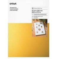 Cricut Printable Vinyl A4 - Gold,30 Sheets