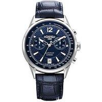 Roamer Of Switzerland Superior Chrono Leather Blue