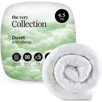 The Very Collection Anti-Allergy 4.5 Tog Duvet-Single