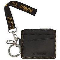 Dr Martens Kiev Leather Cardholder Keyring - Black