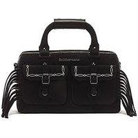 Dr Martens Top Handle Desert Rodeo Leather & Suede Bag - Black