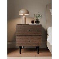 Gfw Jasper 2 Drawer Bedside