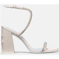 Kate Spade New York Say I Do Satin Heeled Sandals - White