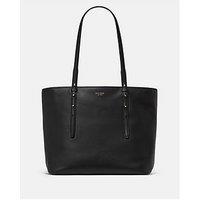 Kate Spade New York Womens Zip Top Spacious Tote Bag - Black