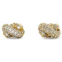 Kate Spade New York Sailor'S Knot Pave Studs - Gold