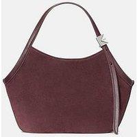Kate Spade New York Deco Suede Small Tulip Tote Bag - Purple
