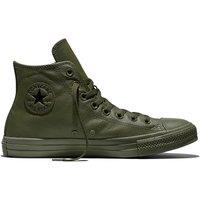 Converse Mens Chuck Taylor All Star Hi Leather Lace-Up High-Top Trainers - Green