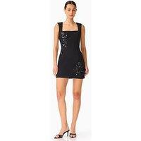 Elliatt Odelia Beaded Mini Dress - Black