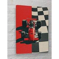 The Art Group Checker F1 Canvs 30X40Cms