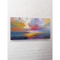 Scott Naismith Uig Clouds Canvas 50X100Cms