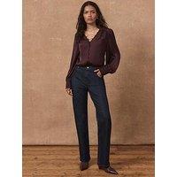Mint Velvet Women'S 90S Straight Leg Jeans - Blue