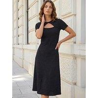 Roman Petite Keyhole Dress