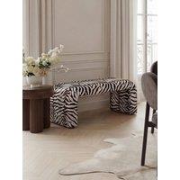Oti Rosa Zebra Bench
