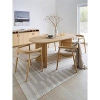 The Very Collection Joana 180Cm Dining Table & 4 Carson Dining Chairs