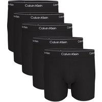 Calvin Klein Mens Icon Cotton Stretch 5 Pack Boxer Briefs - Black