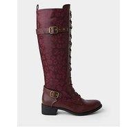 Joe Browns Fairweather Lace Up Riding Knee High Boots