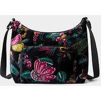 Joe Browns In The Bloom Velvet Crossbody Bag