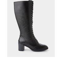 Joe Browns Stand Out Tall Leather Lace Up Knee High Boots