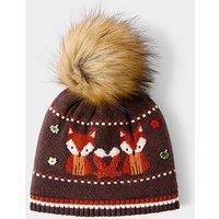Joe Browns Cosy As A Fox Knitted Hat